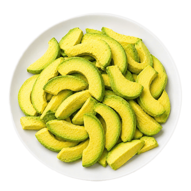 Freeze-dried avocado