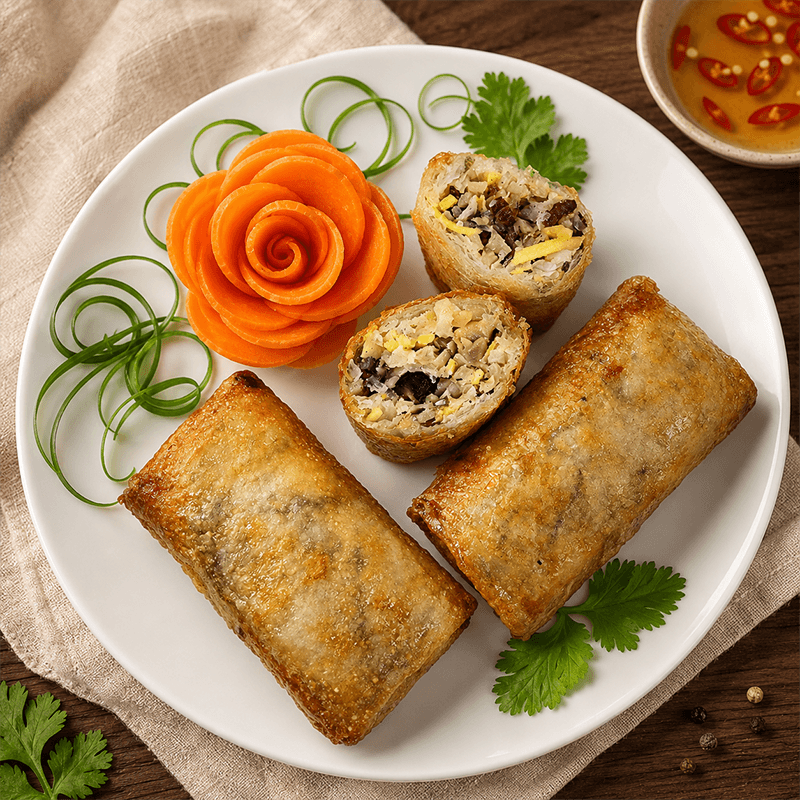 Vegetarian spring rolls
