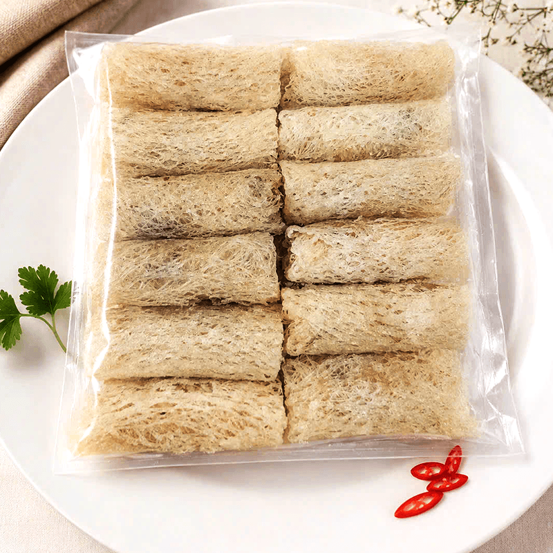 Shrimp & crab net spring rolls