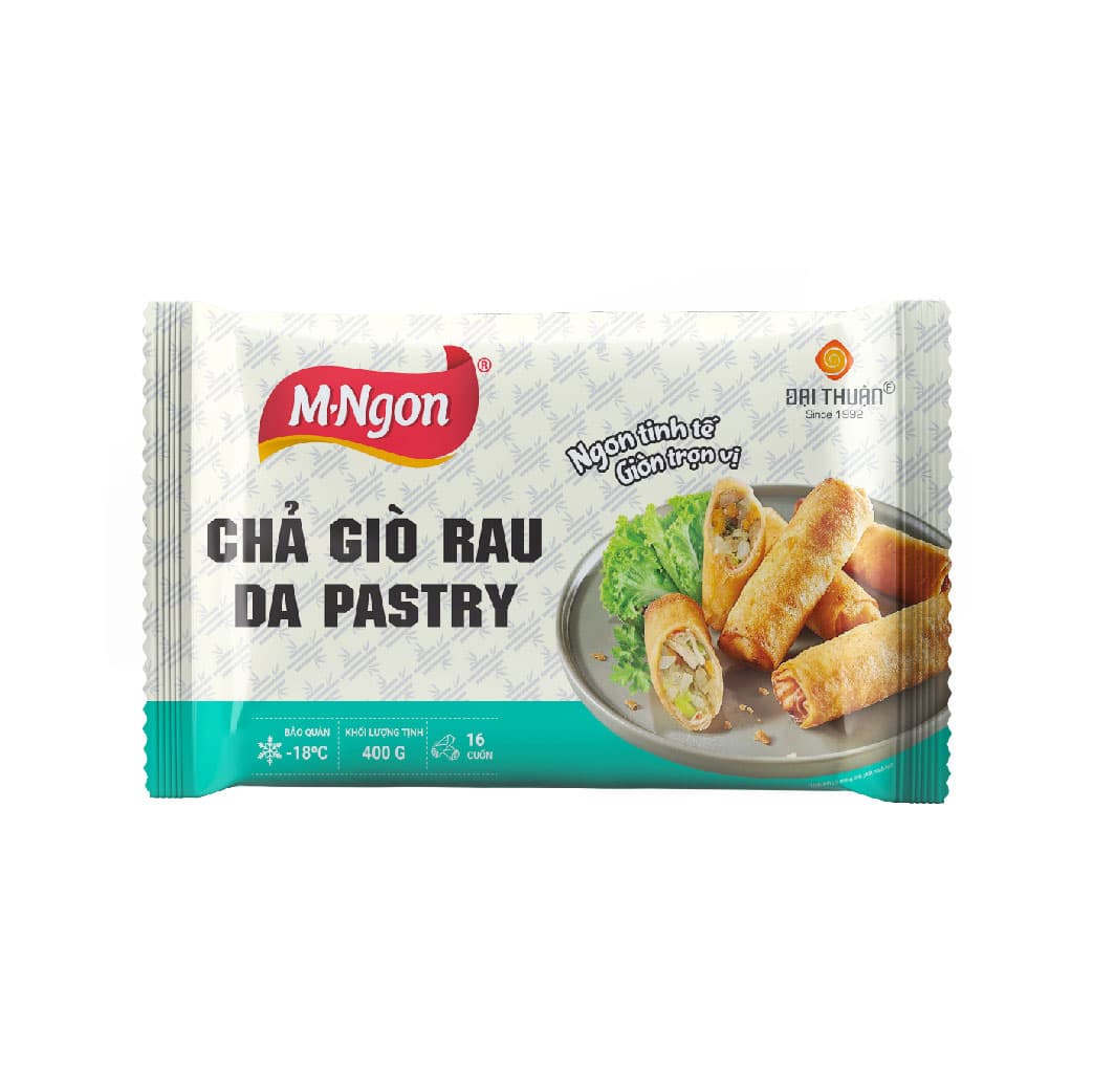 Vegetable pastry spring rolls