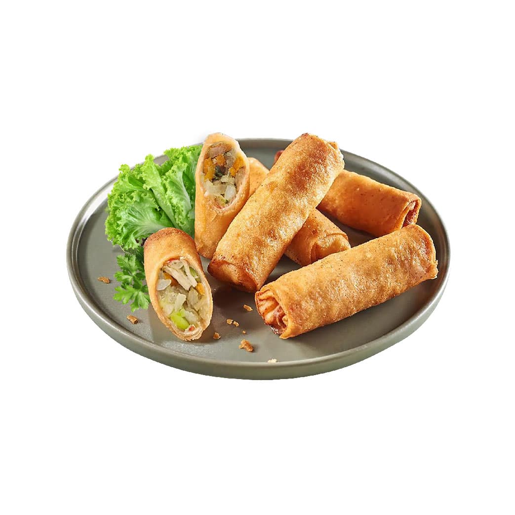 Vegetable pastry spring rolls
