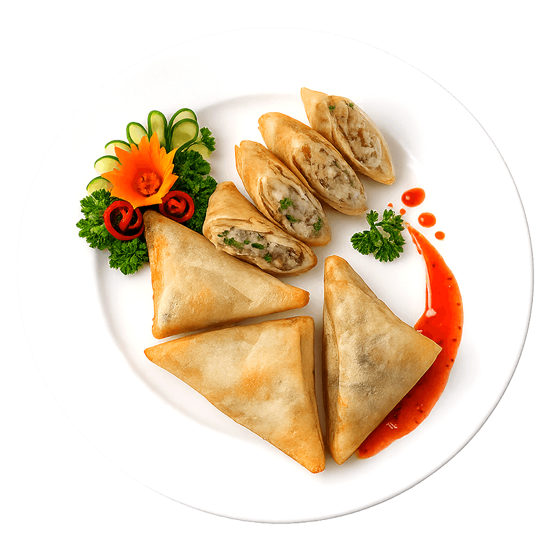 Seafood samosa