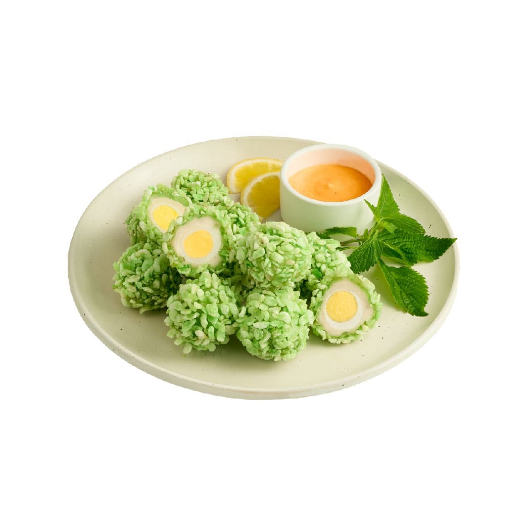 M-Ngon Egg coated with seafood & rice flakes - 2